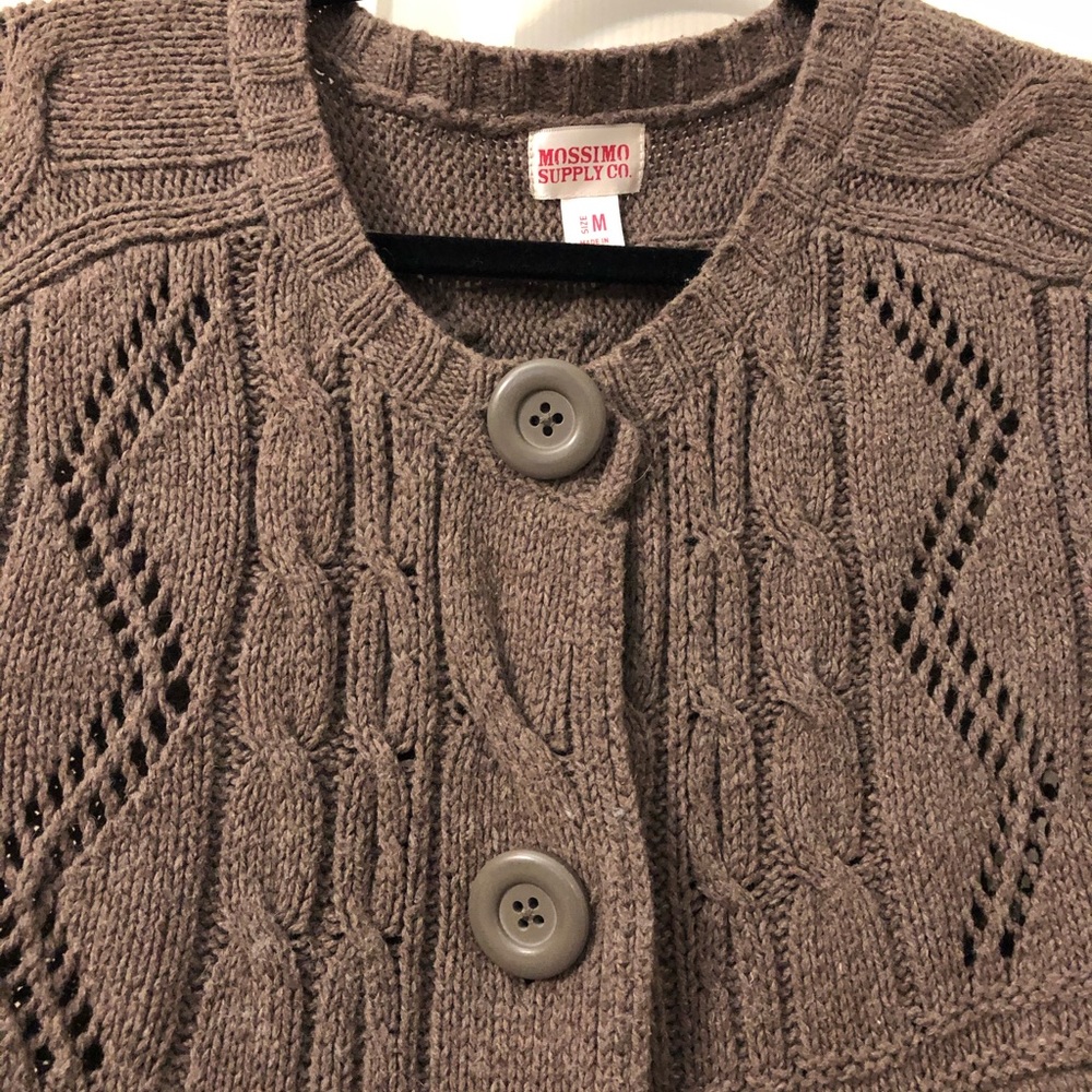 Mossimo button up sweater vest size M